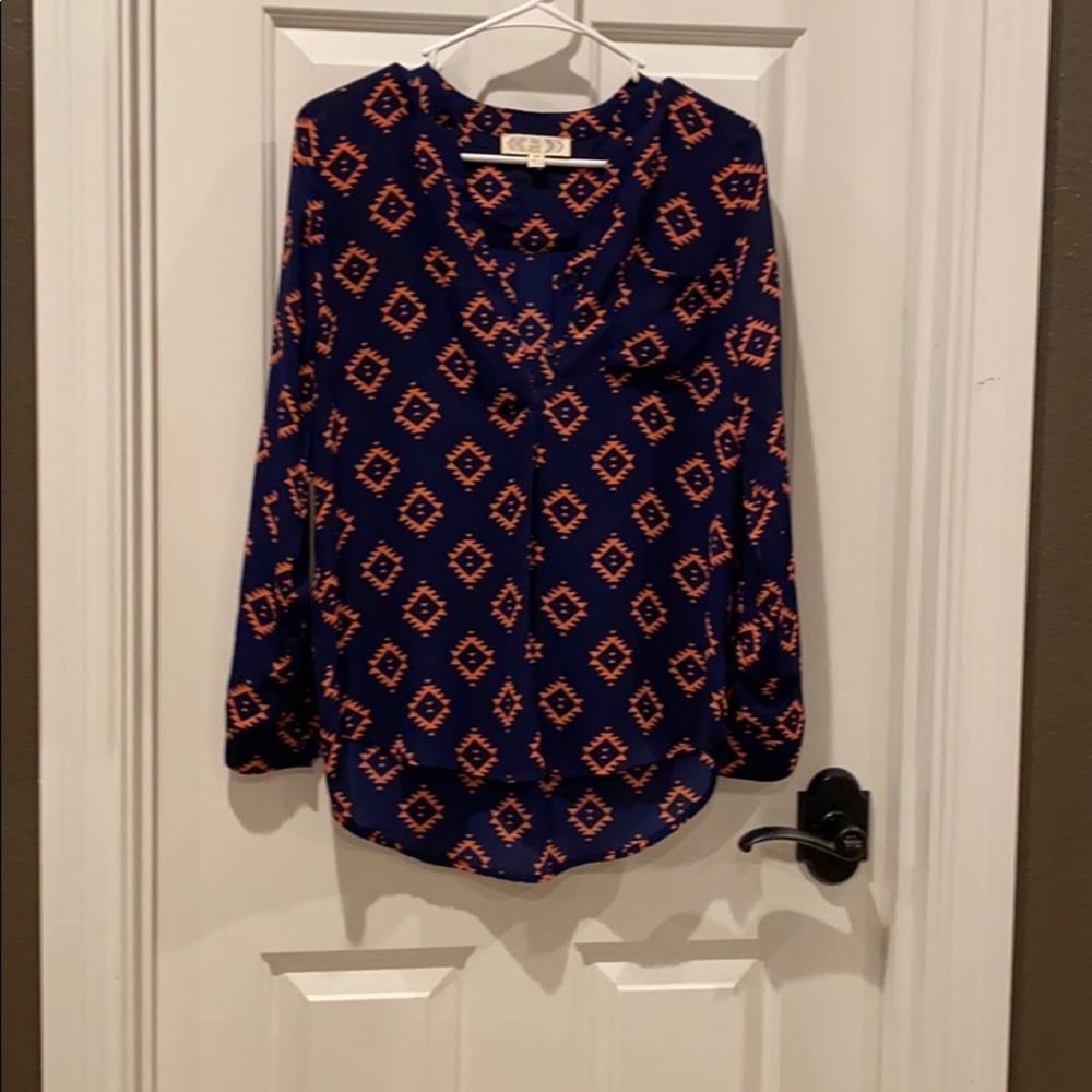 Pink rose blouse